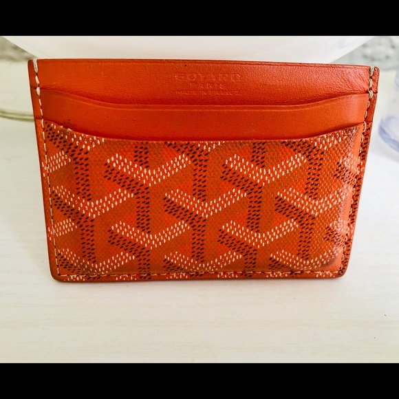 Goyard orange card case - Picture 2 of 3